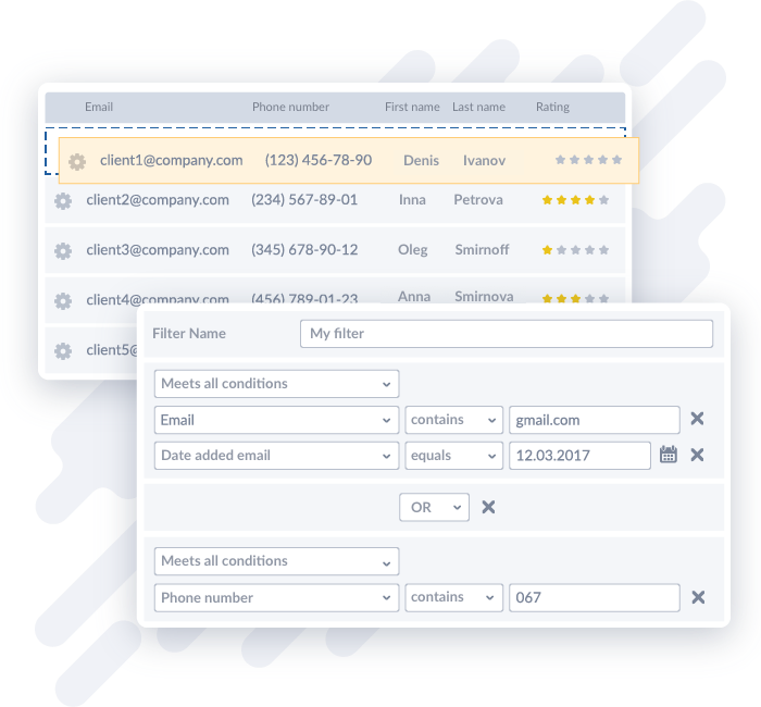 Facilidad para trabajar con bases de datos