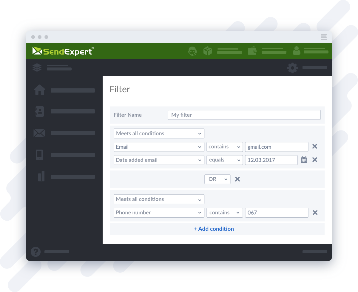 Segmentación de listas de suscriptores